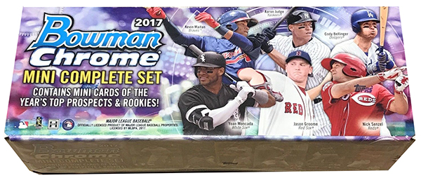 2017 Bowman Chrome Mini Baseball Factory Set 600