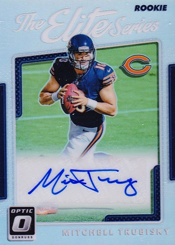 Mitch Trubisky 2017 Panini Elite Autograph Rookie #112 North