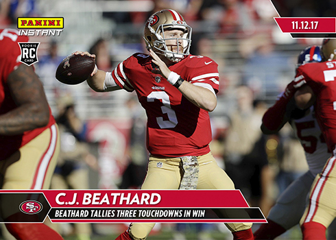 Buy C.J. Beathard Cards Online  C.J. Beathard Football Price Guide -  Beckett