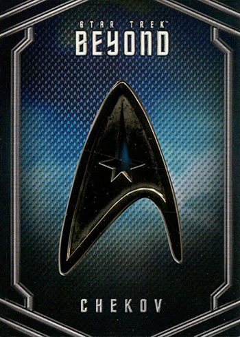 Star Trek Beyond Patch Relic Card BP4 Commander Finnegan Yorktown Military 