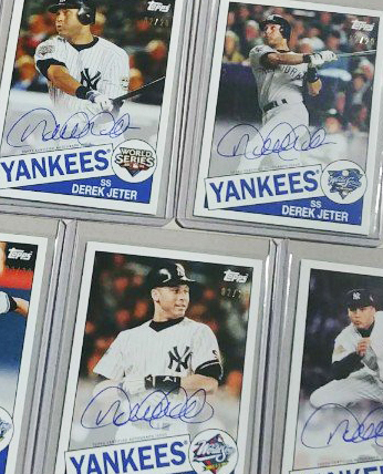 Derek Jeter Autographs Coming from Topps