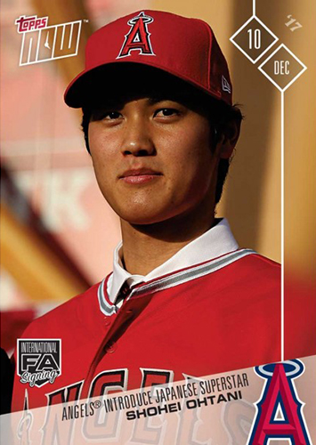 Shohei Ohtani Autographs Coming to 2018 Topps Baseball Card Products