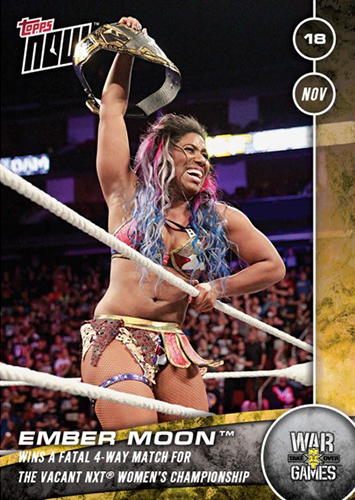 2017 Topps WWE Women's Division Roster Cards NXT Silver /50 Ember Moon  Rookie RC