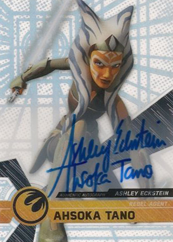 2017 Topps Star Wars High Tek Autographs Ashley Eckstein - Beckett