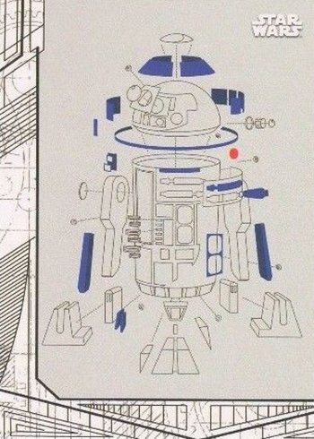 Topps Star Wars Card Trader Build-A-Card The Last Jedi BB-8 Digital Insert 