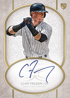 2018 Topps Definitive Baseball Definitive Rookie Autographs