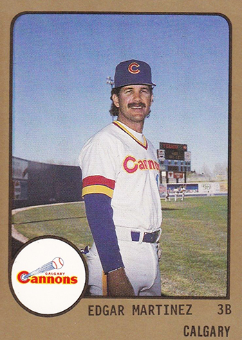 One-1988 Fleer Edgar Martinez Rookie Baseball Card No. 378 in 
