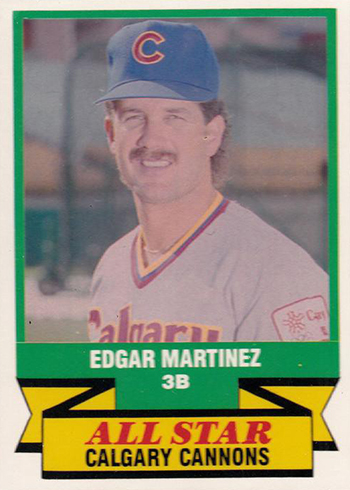  Edgar Martinez 1989 Score1989 ROOKIE MLB Card #637