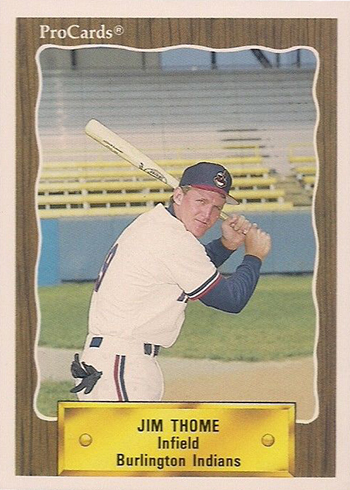 Jim Thome Cleveland Indians 1991 Upper Deck Final Edition # 17F Rookie Card