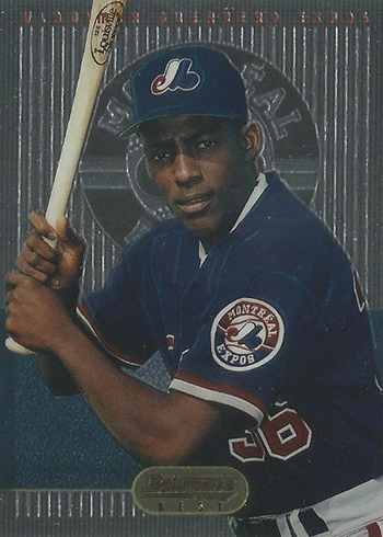Vlad Guerrero Sr 1996 Topps rookie baseball card