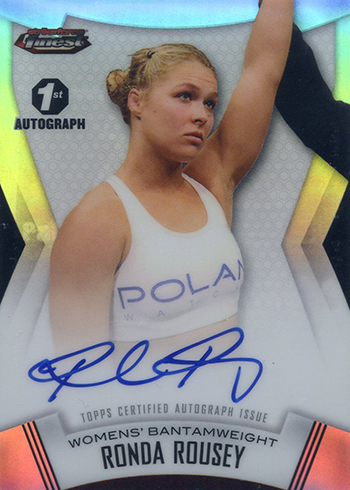 2012 Finest UFC Ronda Rousey Autograph