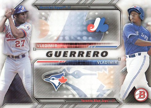 Vladimir Guerrero Vladimir Guerrero Jr 2016 Bowman Family Tree Auto Card  PSA/DNA 10