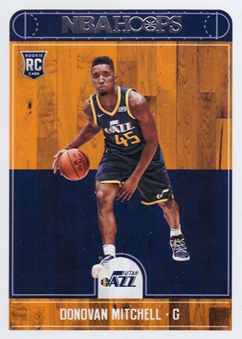 2017-18 Hoops Donovan Mitchell Rookie Card