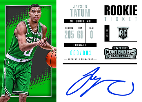 2017-18 Panini Contenders Basketball Rookie Ticket Autograph Variation