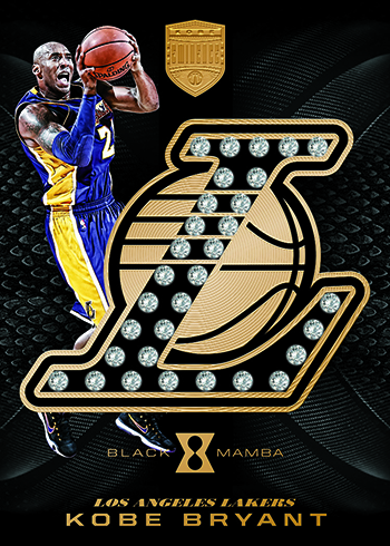 2017-18 Panini Kobe Eminence Basketball Jeweled Lakers Logo