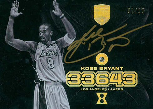 Kobe Bryant 2017-18 Panini Kobe Eminence Black Mamba Moments