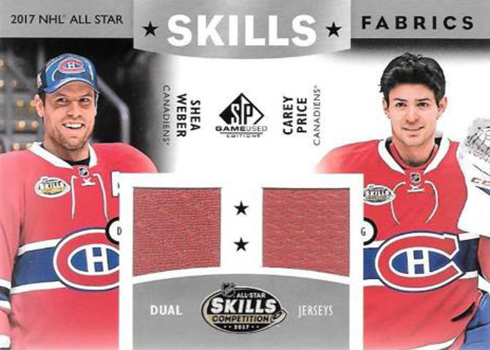 18-19 SP Game Used Johnny Gaudreau Mike Smith Jersey All-Star Skills Flames  2018
