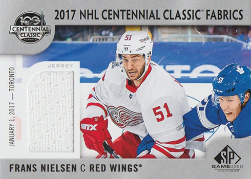 Red Wings Centennial Nielsen jersey white sz 54