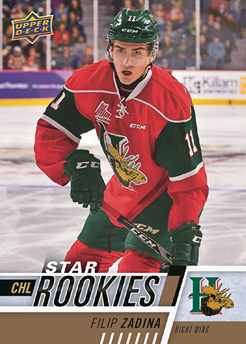  2017-18 Upper Deck CHL #186 Brandon Hagel Red Deer