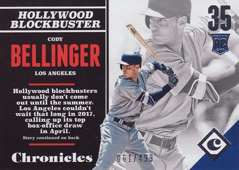 2018 Bowman’s Best Cody Bellinger Rookie Card Los Angeles Dodgers *RC*