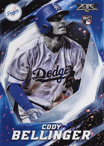2017 Topps Fire Cody Bellinger Rookie Card