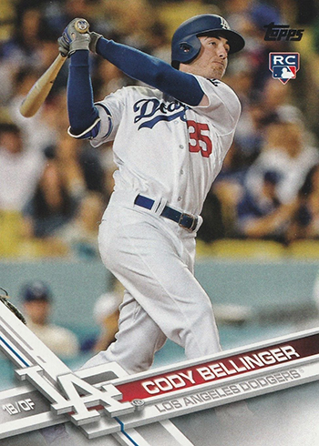 2017 Topps Gallery Baseball CODY BELLINGER RC ROOKIE 143 Los Angeles Dodgers 