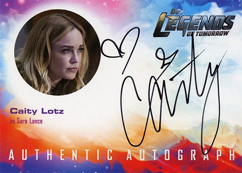 2018 Cryptozoic Legends of Tomorrow Seasons 1 and 2 Caity Lotz Autograph