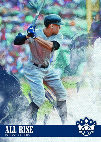 Player Ratings to the Theme of Old School Donruss Diamond Kings Art - Blue  Wings Rising