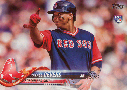 RAFAEL CARITA DEVERS TOPPS NOW® PLAYERS WEEKEND JERSEY RELIC _ CHANCE FOR  # TO 99, 49, 25, 10, AND 1