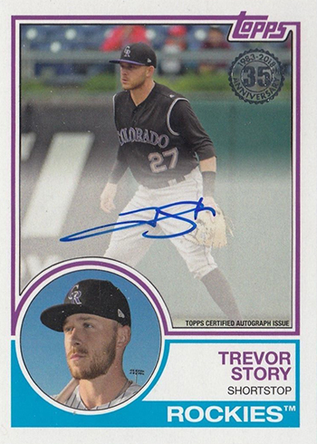 Topps, Games, Rare Find Topps Colorado Rockies Trevor Story Short Stop Baseball  Card