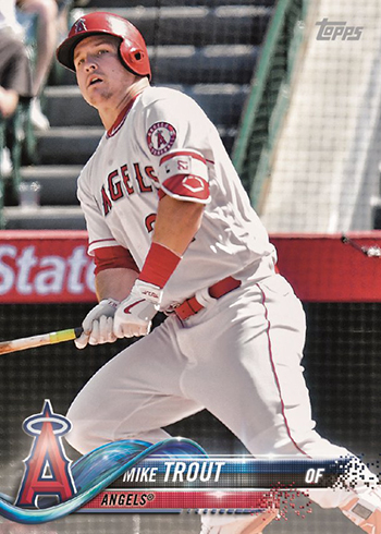 2018 Topps Series 1 Baseball Mike Trout 350