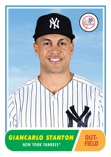 2019 Topps Chrome Giancarlo Stanton / Reggie Jackson Greatness Returns New  York Yankees Baseball Card CBT1C