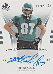 2007 SP Authentic Brent Celek RC - Beckett News