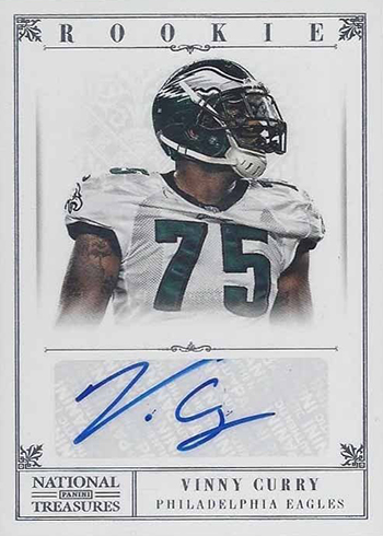 Dallas Goedert Philadelphia Eagles Autographed 2018 Donruss Rated Rookies  Press Proof Blue #347 Beckett Fanatics Witnessed Authenticated 10 Rookie  Card