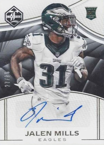 : 2017 Panini Preferred Mack Hollins Eagles 27/199 Autographed  Rookie Jersey Football Card #88 : Collectibles & Fine Art