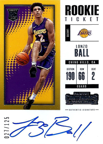 2017-18 Panini Contenders Basketball Checklist, Team Sets, Release 