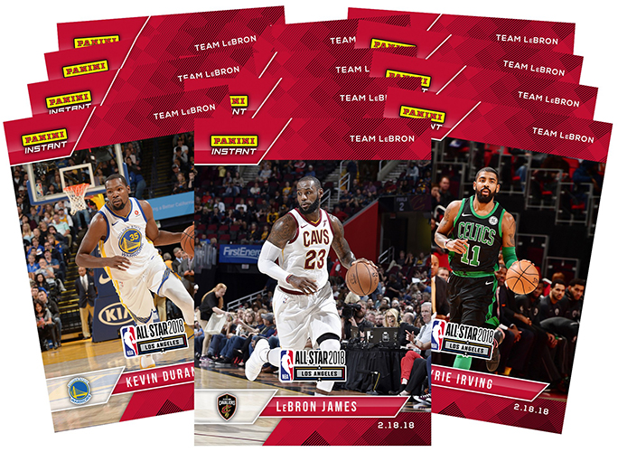 2017-18 Panini Instant Basketball All-Star Team LeBron