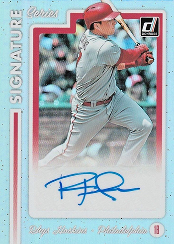 Rhys Hoskins 2021 Topps Heritage Real One Autographs #ROARHO RC