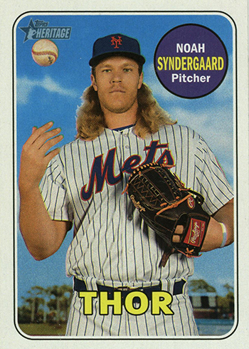 2018 Topps Tier One Relics #T1R-NS Noah Syndergaard Game Worn Mets Jersey  Baseball Card - Only 335 made!