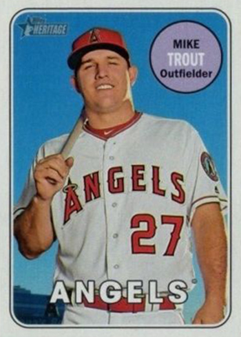 2018 Topps Heritage Color Swap 275 Mike Trout - Beckett News