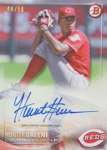 The First Bowman Hunter Greene Autographs Have Arrived - Beckett News