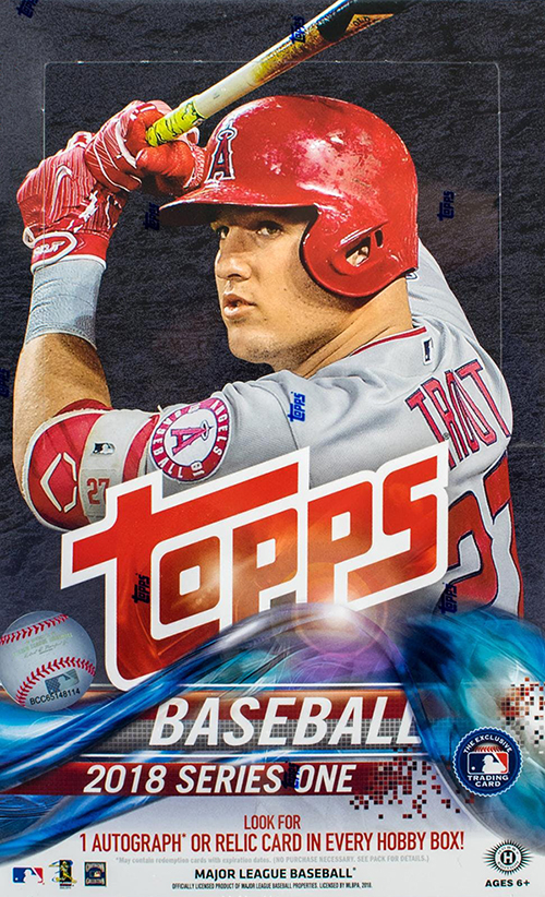 2018 Topps Series 1 Baseball Hobby Box