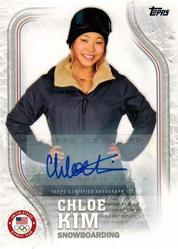 The Daily: 2018 Topps US Olympic Team Chloe Kim Autograph