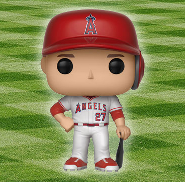 Mike Trout Signed Los Angeles Angels #08 Funko Pop! Vinyl Figure (PSA COA)