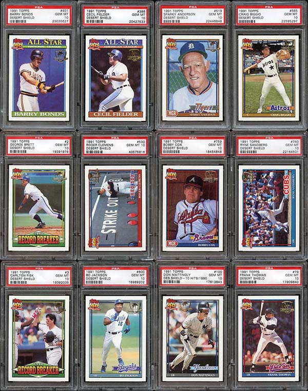 Auction Prices Realized Baseball Cards 1991 Topps Desert Shield