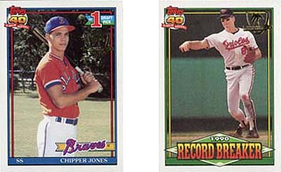 Sold at Auction: 1991 - MLB / Topps Vintage Baseball Trading Cards