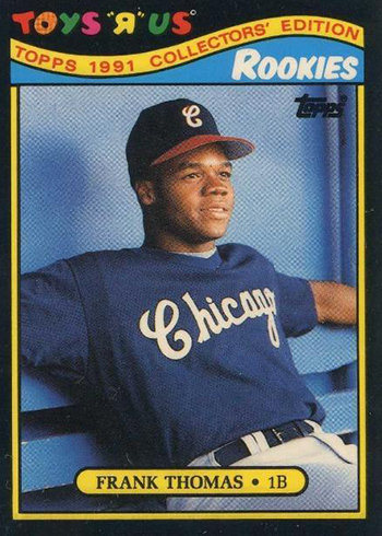 1991 Topps Toys R Us Rookies Frank Thomas - Sports Trading Cards