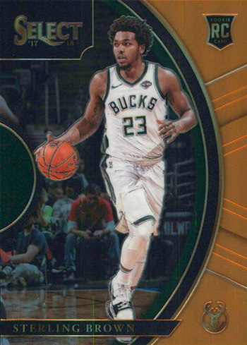 NBAカード STERLING BROWN 2017-18 Select Basketball Parallel Orange Sterling Brown - Beckett