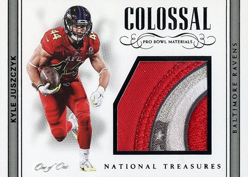 Panini National Treasures Colossal Eric Berry /25 Kansas City Chiefs Jumbo  Patch