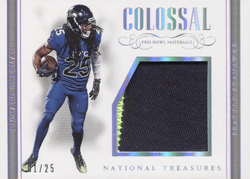 2017 Panini National Treasures - NFL Gear Combo Materials - Holo